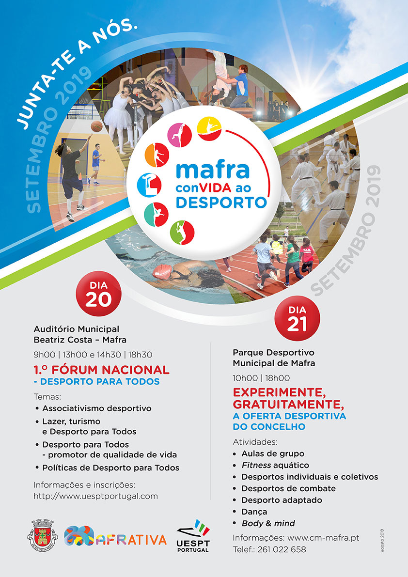 Mafra conVIDA desporto 20 e 21 setembro